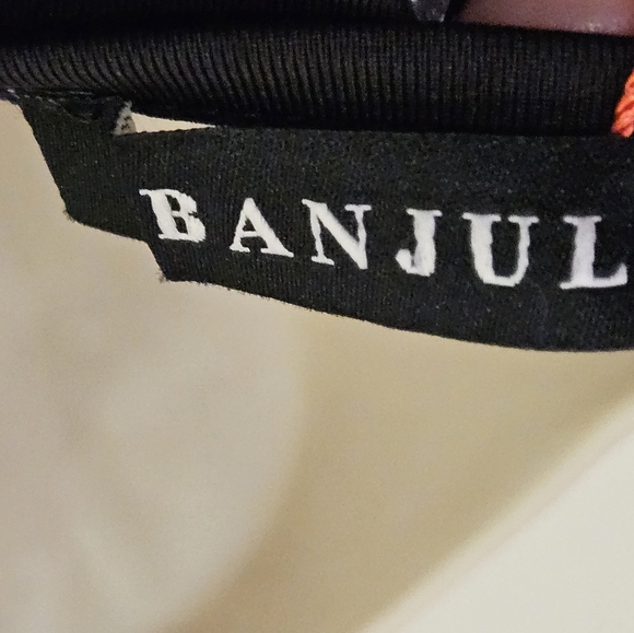 BANJUL Black Pearl & Rhinestone Embellished Sleeveless Bodycon Dress, Large, NWT - Picture 14 of 16